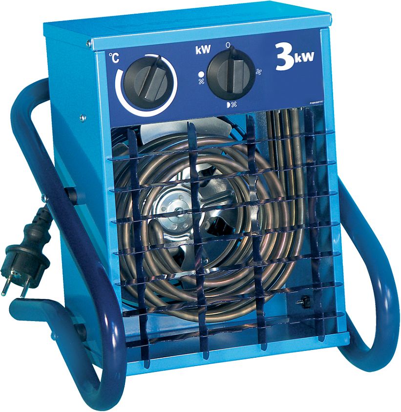 EL BJÖRN - Elektrischer Heizlüfter VF 31 - 3 kW Heizleistung - IP44 - 2m Kabel