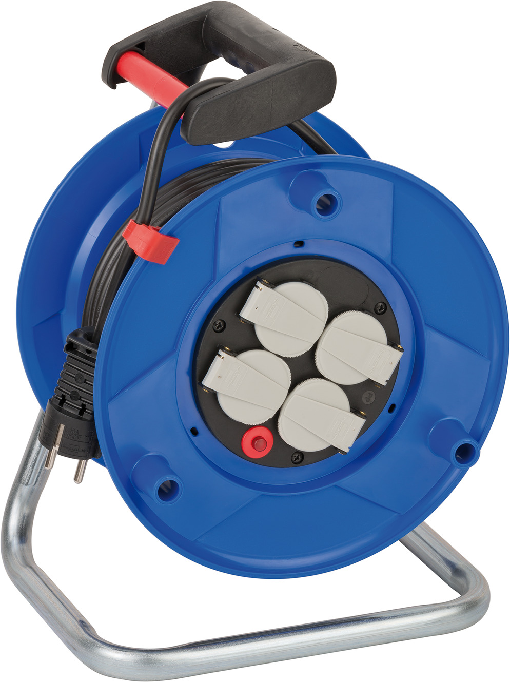 Brennenstuhl Kabeltrommel - 25 meter - 3300 Watt - IP20 - 4 Dosen - 1218050