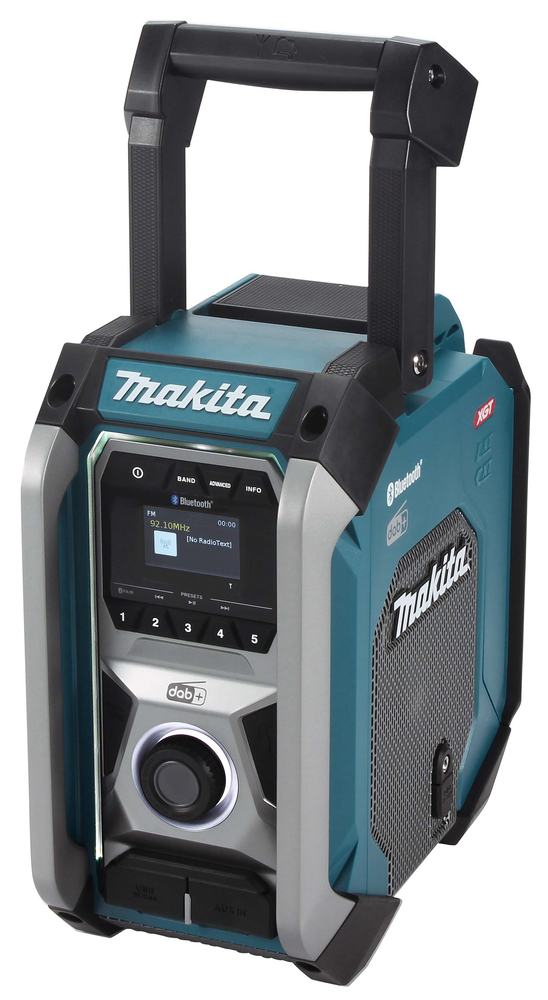 Makita Akku-Baustellenradio MR007GZ - USB - 12-40V - DAB+ - Bluetooth
