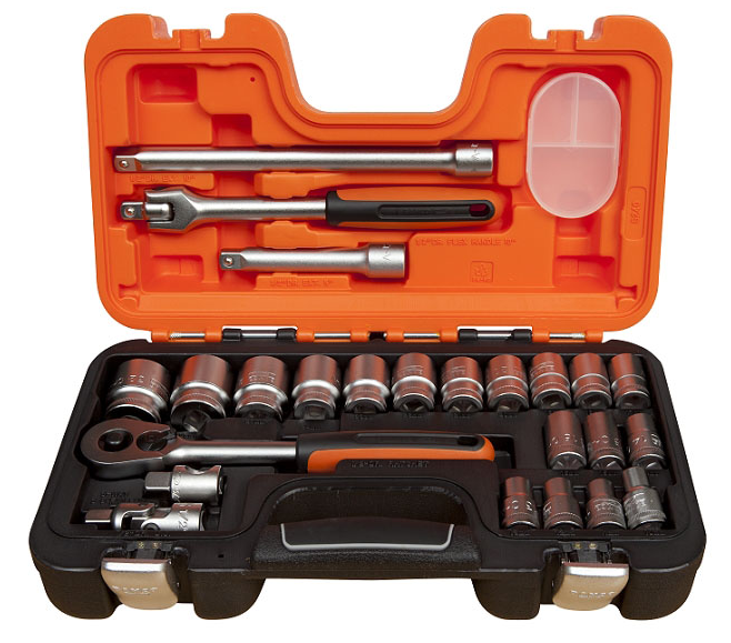 BAHCO Steckschlüssel-Satz 1/2" - SLine 24tlg. - S240