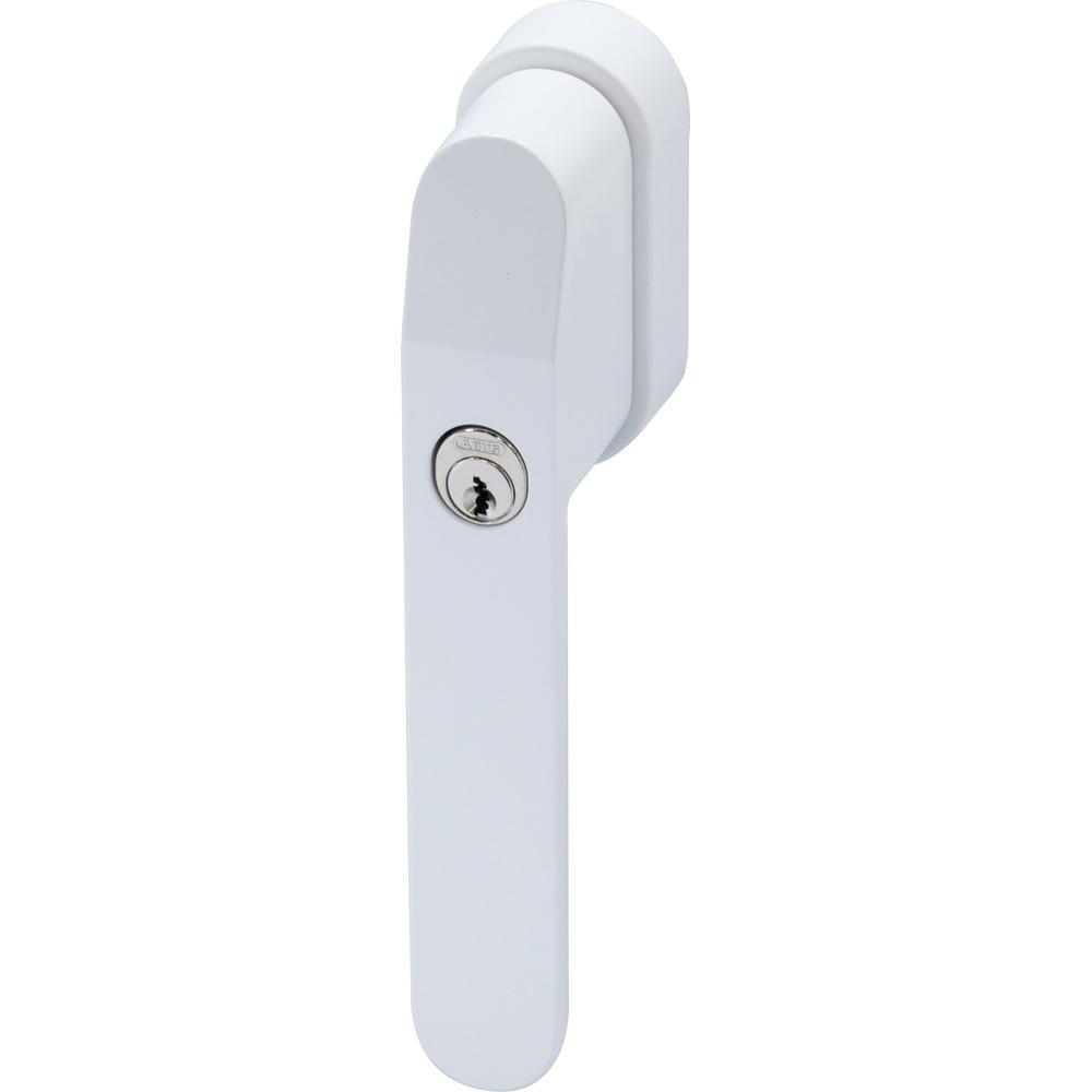 ABUS Abschließbarer Fenstergriff FG400 W mit Druckzylinder - weiss - AL0125