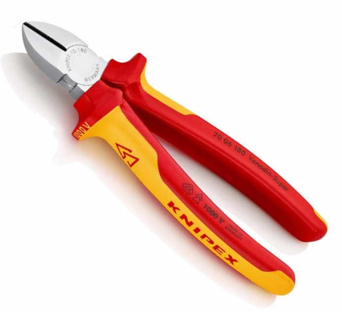 KNIPEX 70 06 180 Seitenschneider - VDE - bis 4,0 mm - 180mm