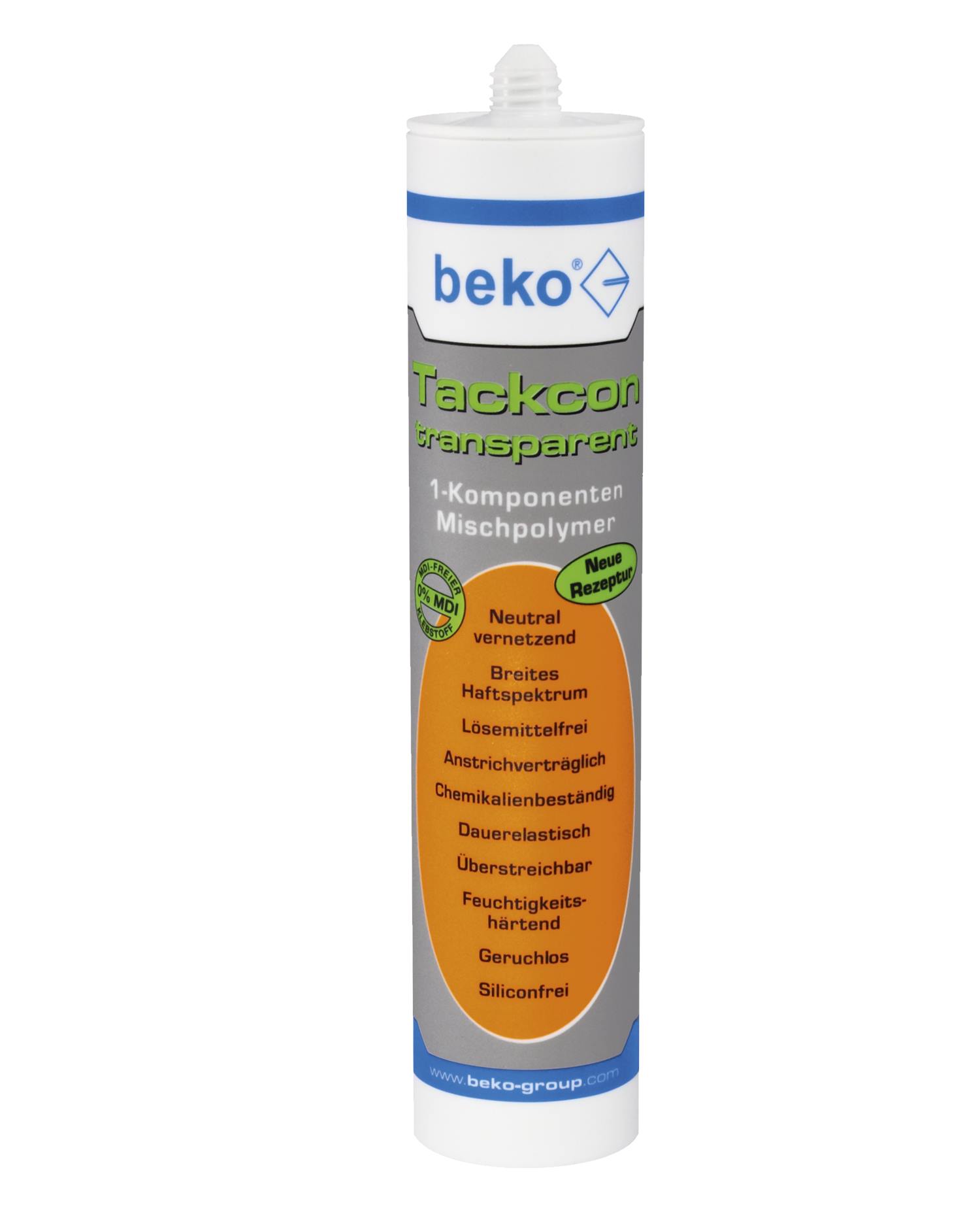 Beko Tackcon Shore 42 - transparent - 310ml - 1K Hightec Kleber
