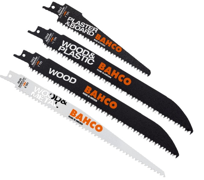 BAHCO Säbelsägeblatt-Set - 3942-WOOD-SET-SP - 5-teilig - für Holz