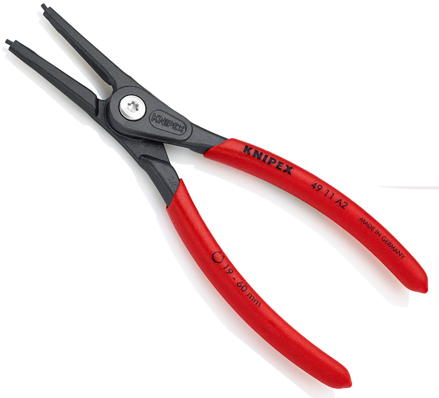 KNIPEX 49 11 A2 Präzisions-Sicherungsringzange - Außenringe - 180mm