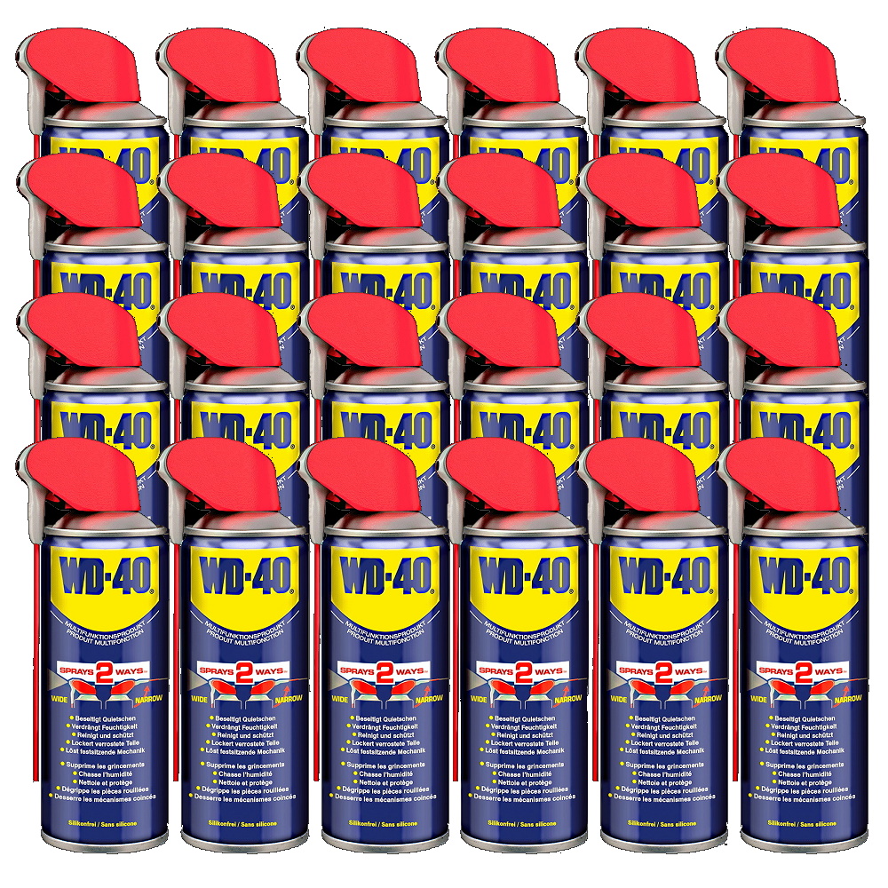 24x WD-40 WD40 Smart Straw Multifunktionsöl 24er Pack - Spray - Rostlöser 400ml