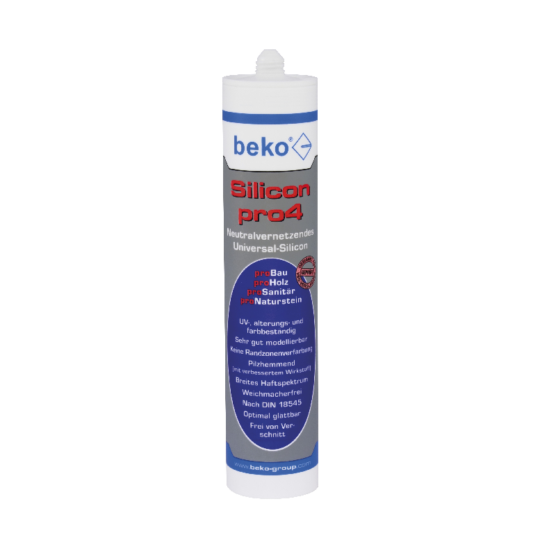 Beko pro4 Premium-Silicon 310ml - alusilber