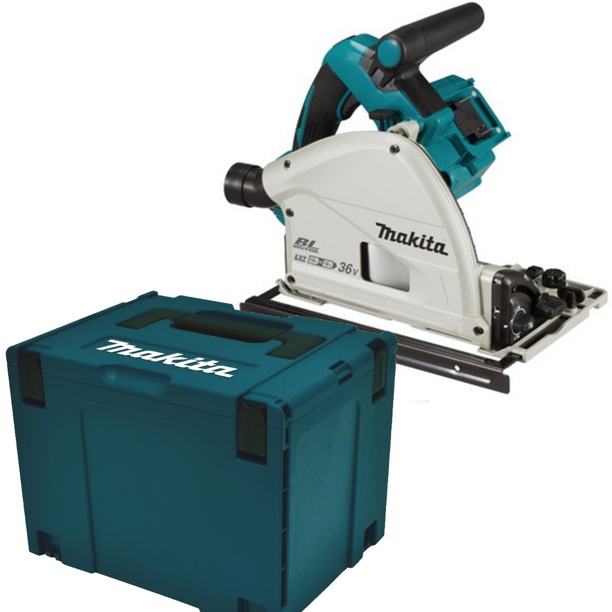 Makita Akku-Tauchsäge DSP600ZJ - 18V - 56 mm - im MAKPAC Größe 4