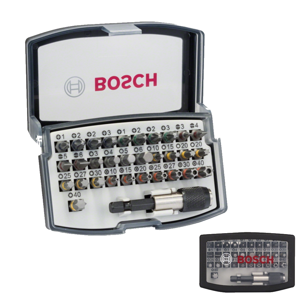 Bosch Bitsatz Schrauberbit-Set 32-teilig - mit Universalhalter - 2607017319