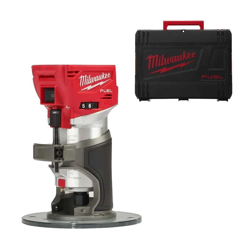 Milwaukee Akku-Kantenfräse FUEL M18 FTR8-0X - Sologerät in Box - 4933479073