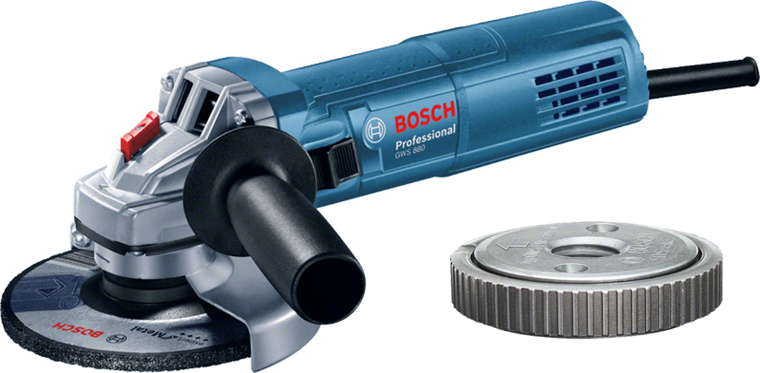 Bosch Winkelschleifer GWS 880 - 125mm - 880 Watt - SDS Schnellspannmutter