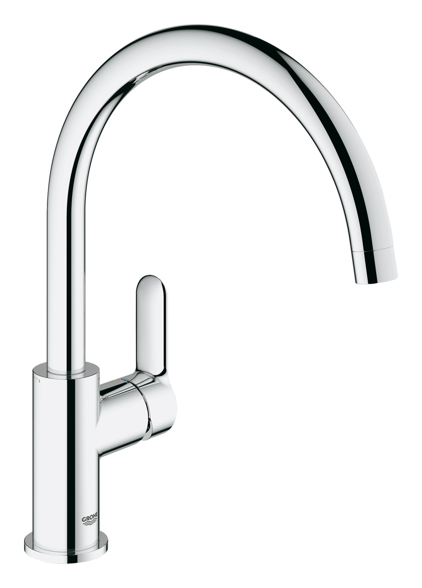 GROHE Spültisch-Einhebelmischer BauEdge - 31367000 - schwenkbarer Auslauf