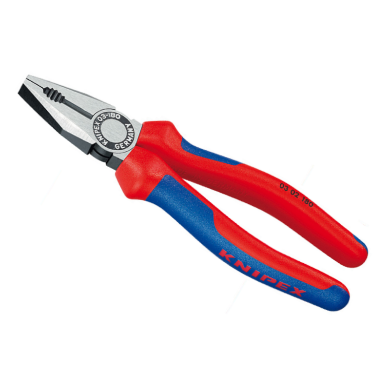 KNIPEX 0302180 Kombizange mit Mehrkomponenten Hüllen 180mm