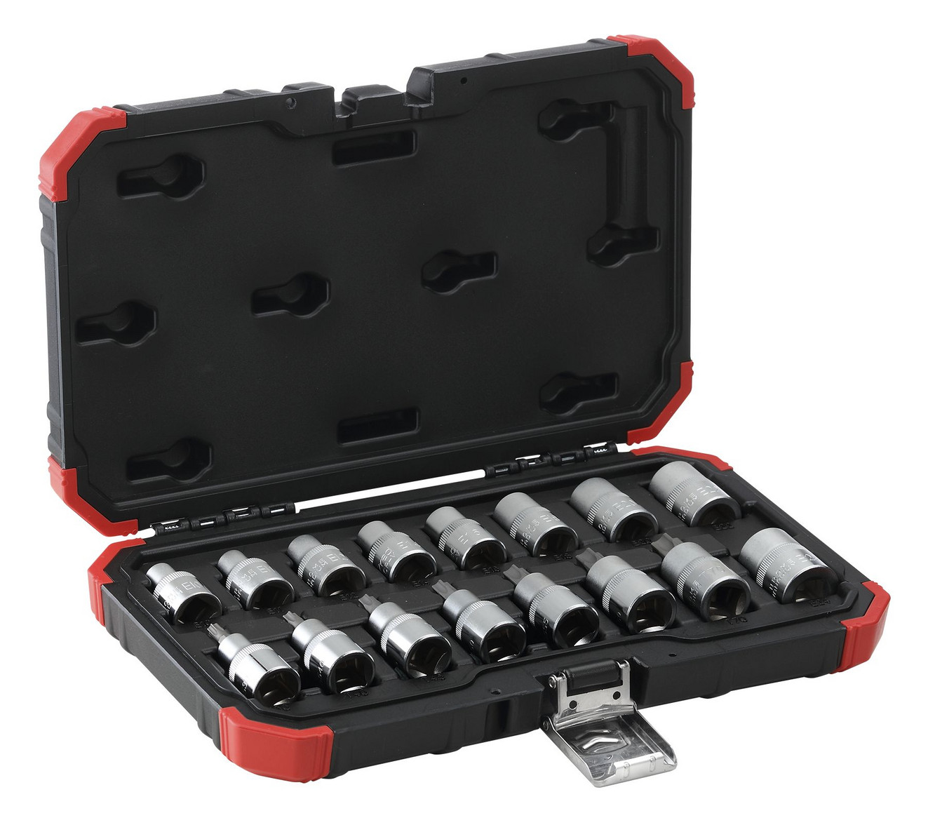 Gedore Red Steckschlüssel-Satz - R68003016 - 1/2" TX - 16-teilig