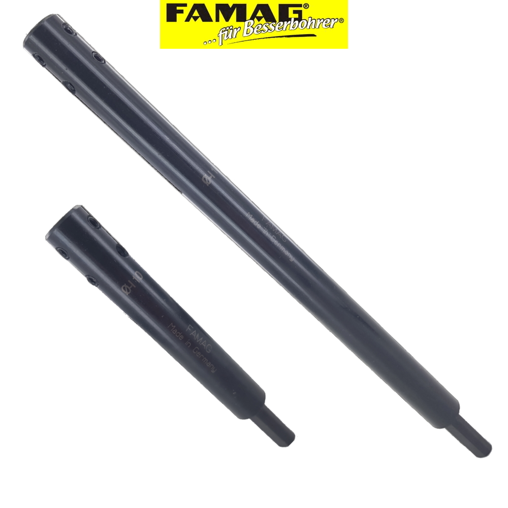 Famag Verlängerung für Forstnerbohrer Bohrmax - 125mm oder 250mm - 10mm Aufnahme