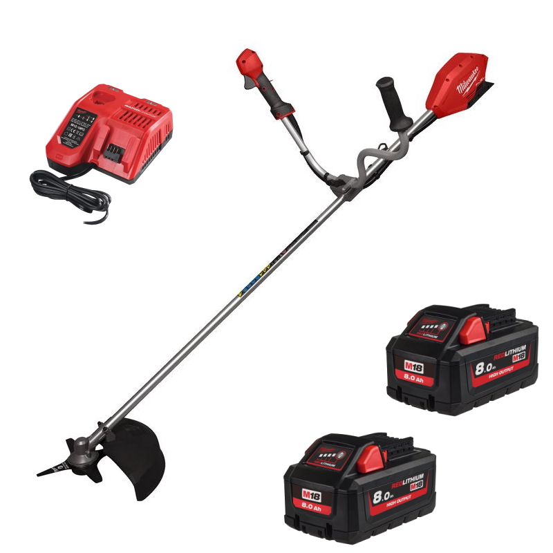 Milwaukee Akku Freischneider FUEL M18 M18 FBCU-802 - 2x8,0Ah Akku - 1xLadegerät