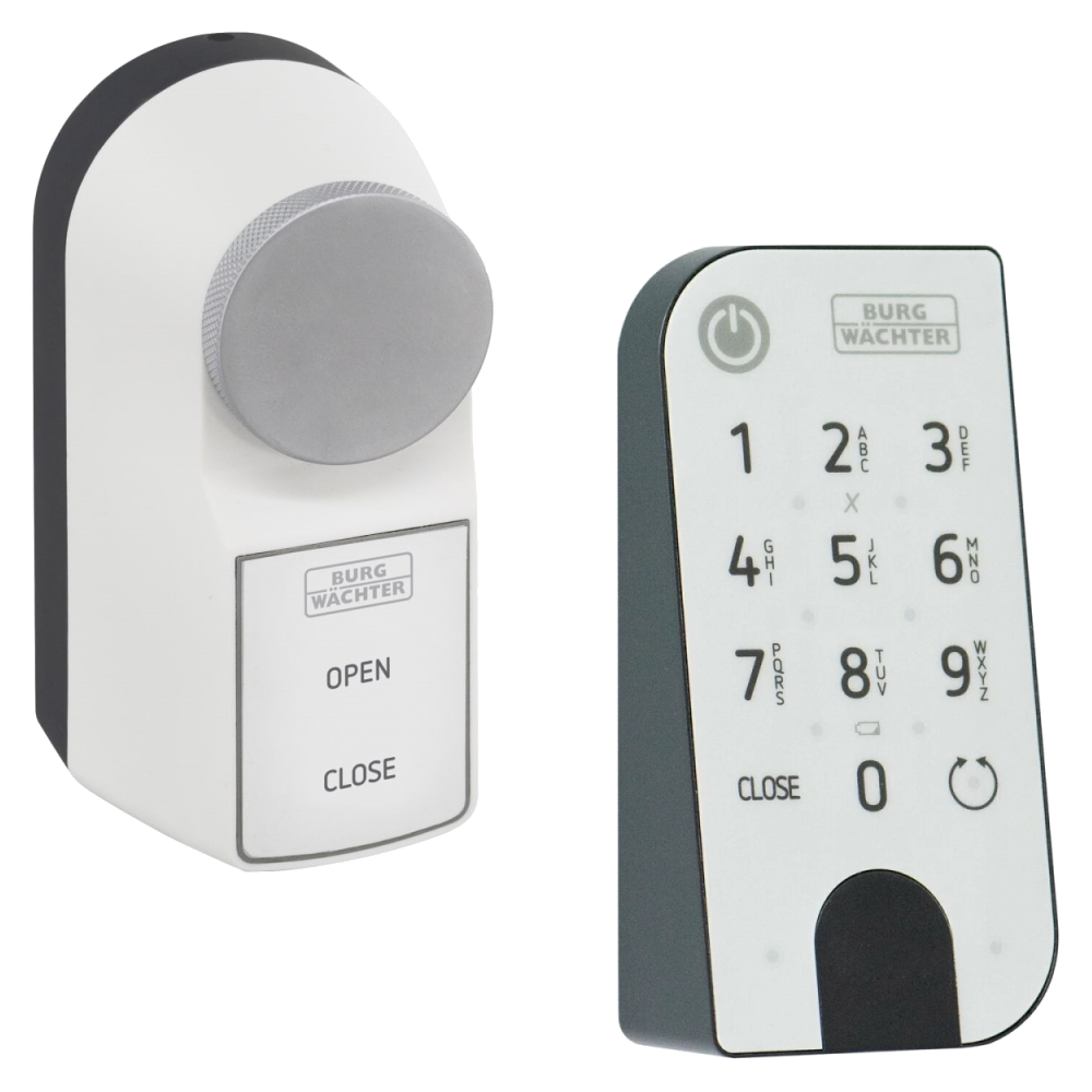 Burg Wächter Motorschloss secuEntry active 7700 inkl. Tastatur mit Pincode