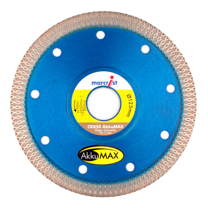 Marcrist CK 850 AkkuMAX Diamanttrennscheibe - 125mm - für Fliesen