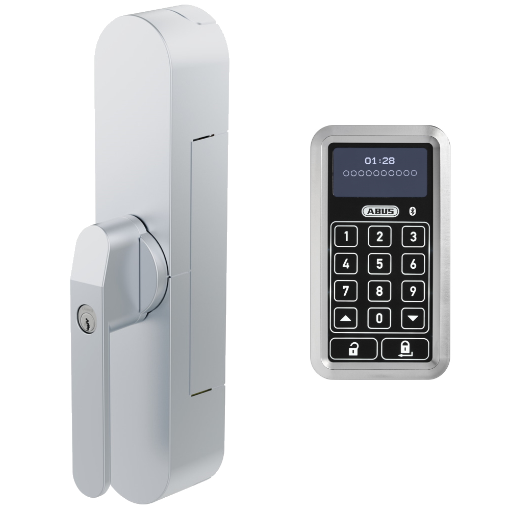 ABUS Bluetooth Fensterantrieb WINTECTO ONE in silber - inklusive Tastatur