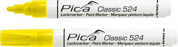 Pica Classic - Industrie Lackmarker - gelb - 524/44