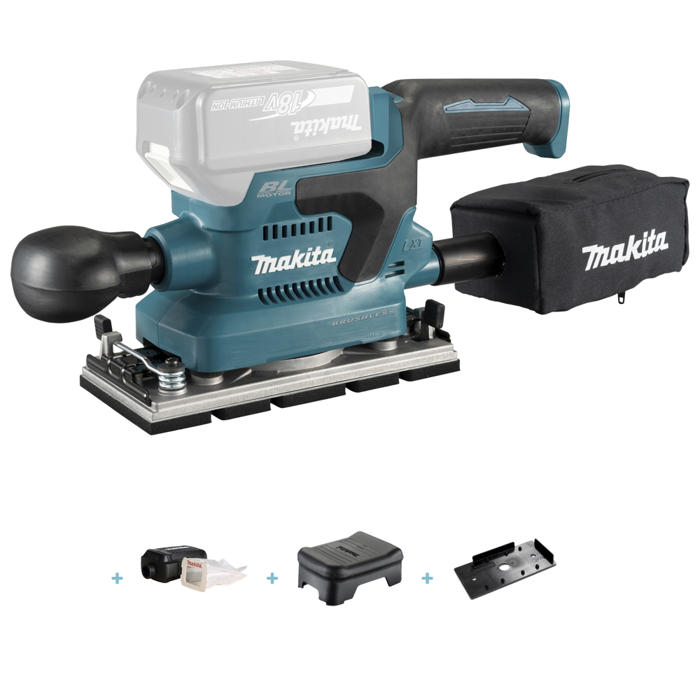 Makita Akku Schwingschleifer - DBO382Z - 18V - ohne Akku/Ladegerät - im Karton