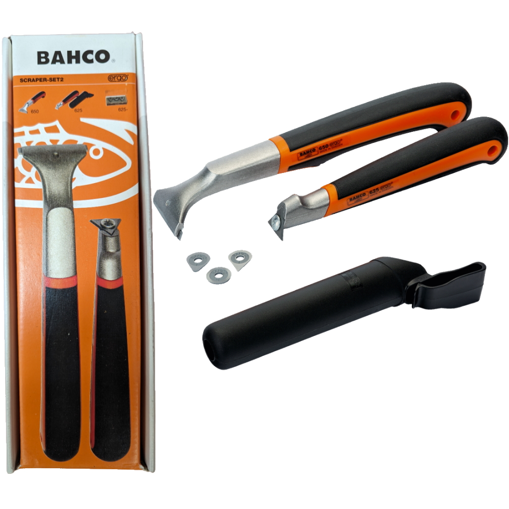 BAHCO Farbschaber-Satz - 5-teilig - ergonomisch - Hartmetallklingen