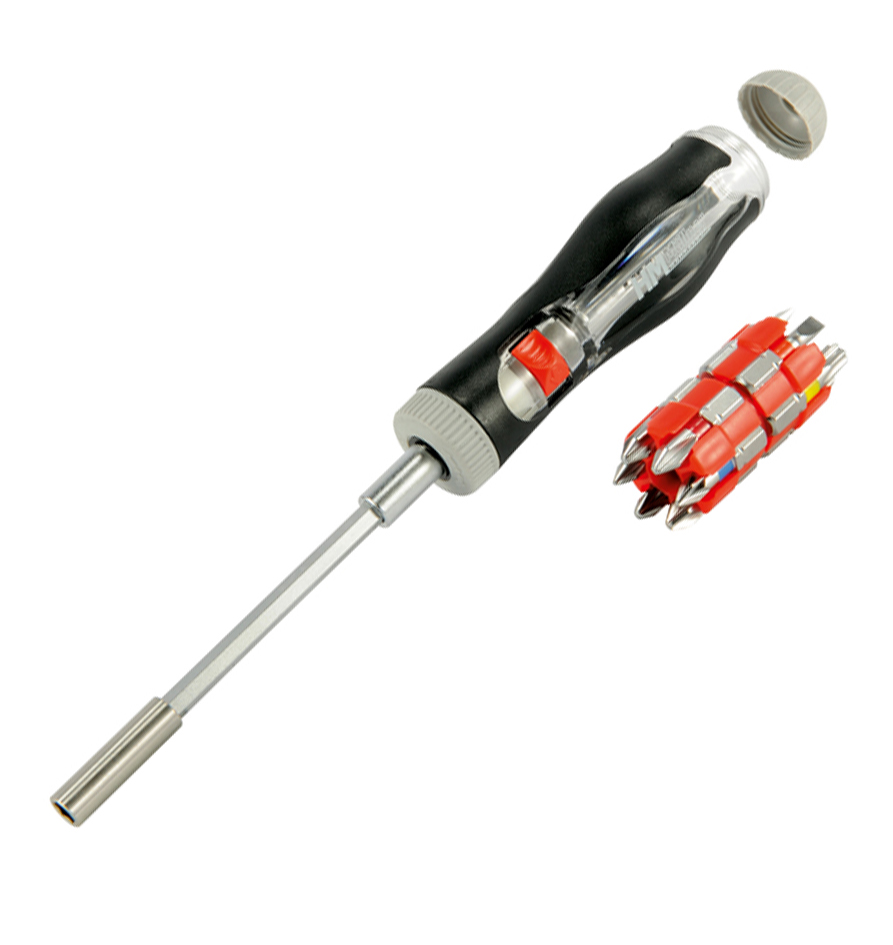 HM Müllner Magazinschraubendreher - 2660 - PH/PZ/FL/TX - 12 Bits