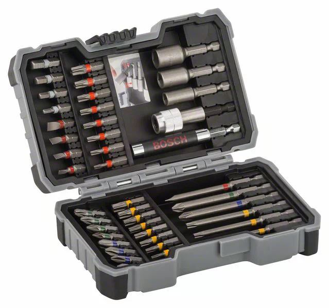 Bosch Bit-Satz und Steckschlüssel-Set - Extra Hard - 43-teilig - 2607017164