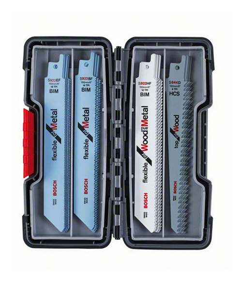 Bosch Säbelsägenblätter Säbelsäge Set in Box- 20-teilig - 2607010902 - Holz / Metall
