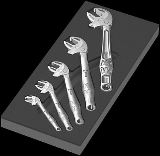 Wera 9732 Einlage Werkstattwagen 6004 Joker Set 1 - 5‑tlg - 05150122001