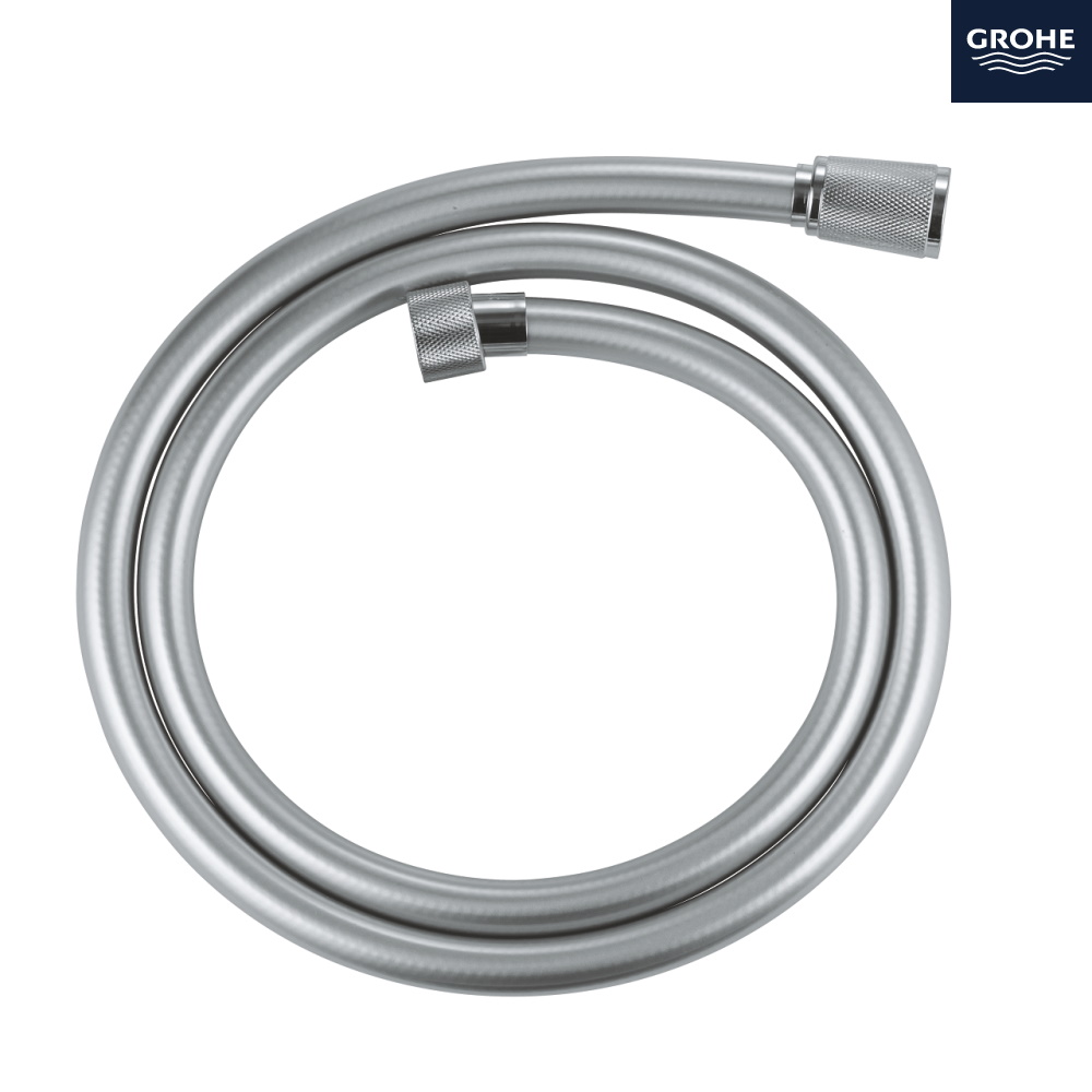 Grohe Brauseschlauch Duschschlauch - 1250mm lang - 1/2 Zoll - chrom - Silverflex