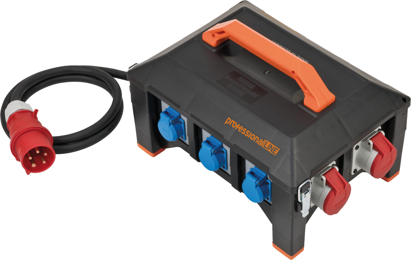 Brennenstuhl Gummi-Stromverteiler - 9 Dosen - 32 A - 400 V - 9150320060