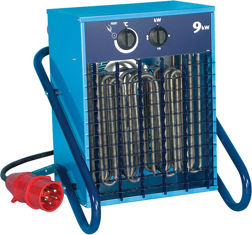 EL BJÖRN - Elektrischer Heizlüfter VF 9 - 9 kW Heizleistung - IP44 - 400V