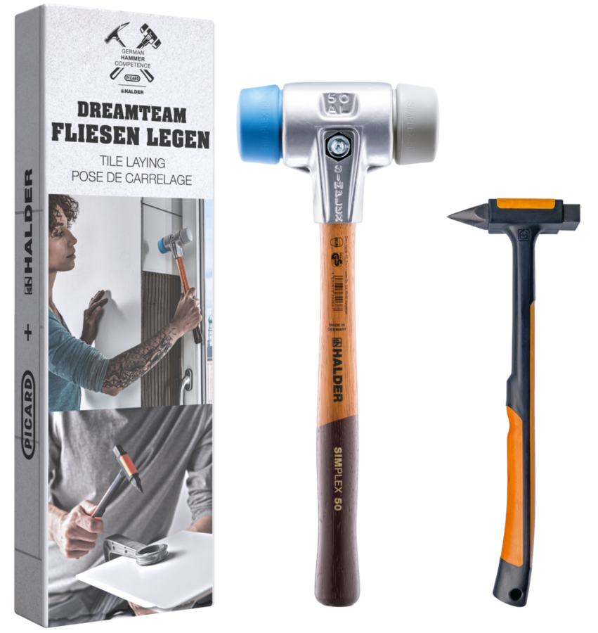 HALDER Simplex-Pluxbox Schonhammer Picard - 3113s002 - 525gr - Fliesenleger