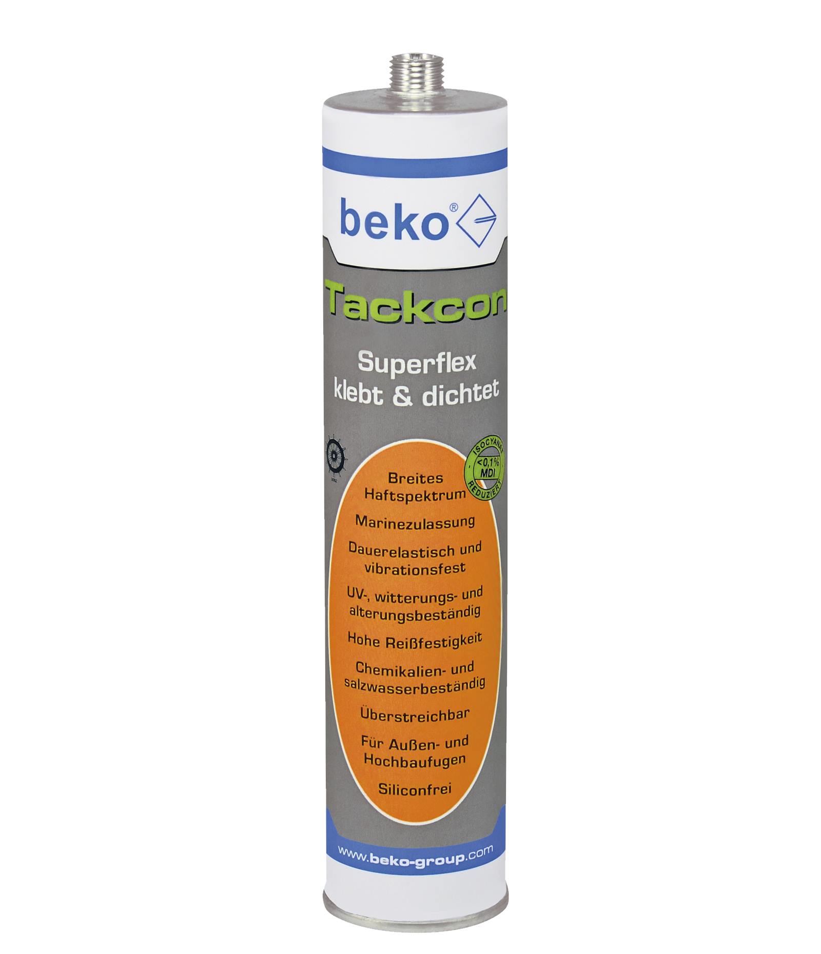 Beko Tackcon Shore 45 Superflex - grau - 310ml - 1K Hightec Kleber