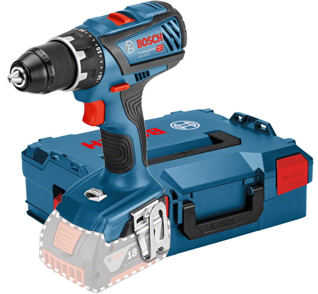 Bosch Akku-Bohrschrauber GSR 18V-28 - 18V - L-BOXX - SOLO - 06019H4108