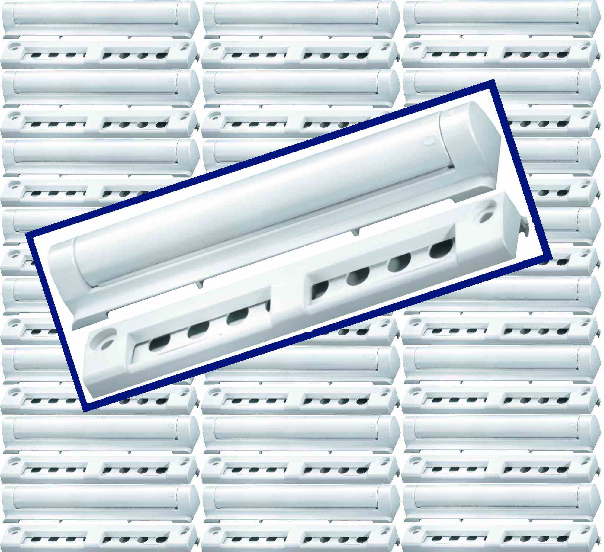 Siegenia 25x Aeromat Mini Standard inkl. Drehverschluss - weiß - für alle Fenster