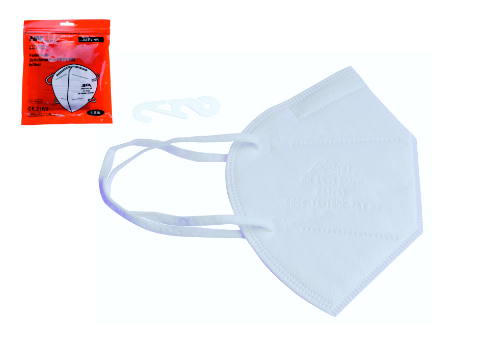 HM Müllner Feinstaub Atemschutzmaske - EN149 -  FFP2 NR - 6er Pack