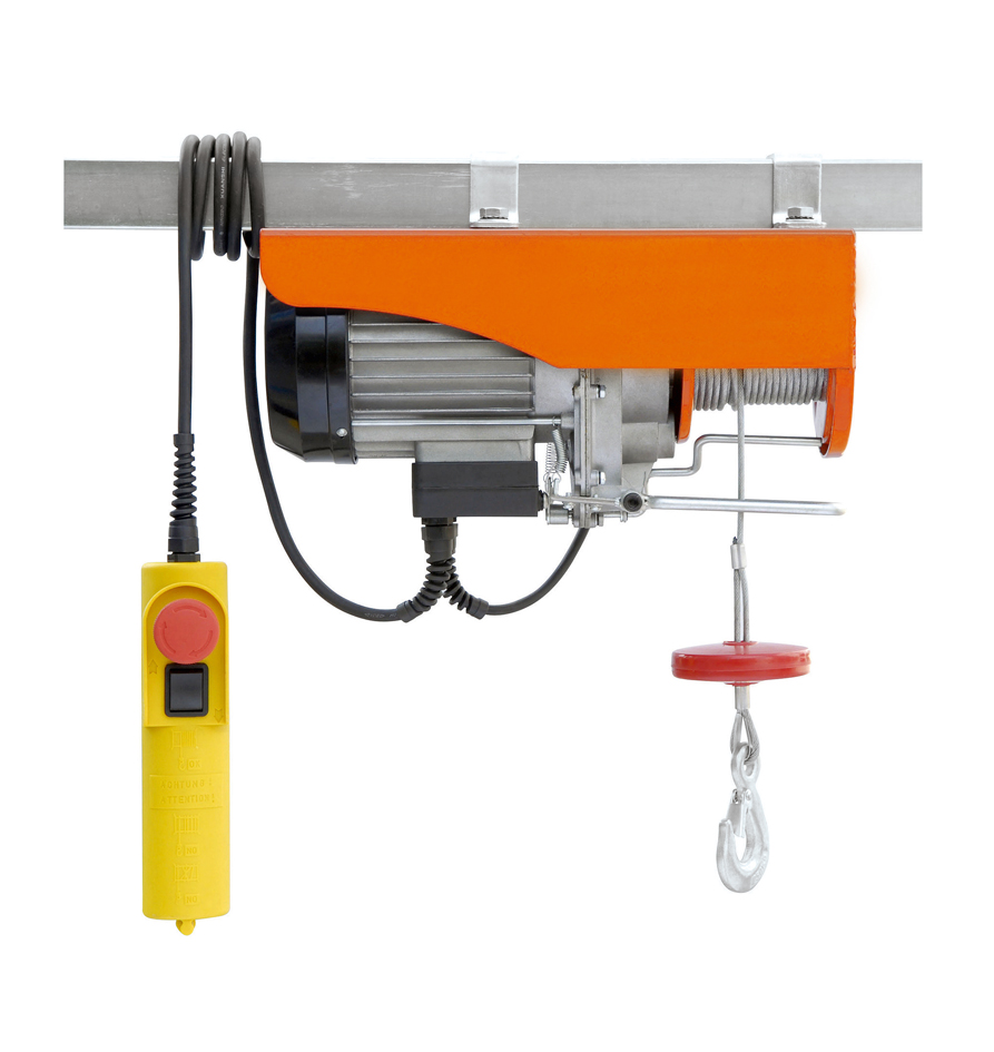 HM Müllner elektrische Seilwinde bis 100kg - 180 Watt - 8m Hebehöhe