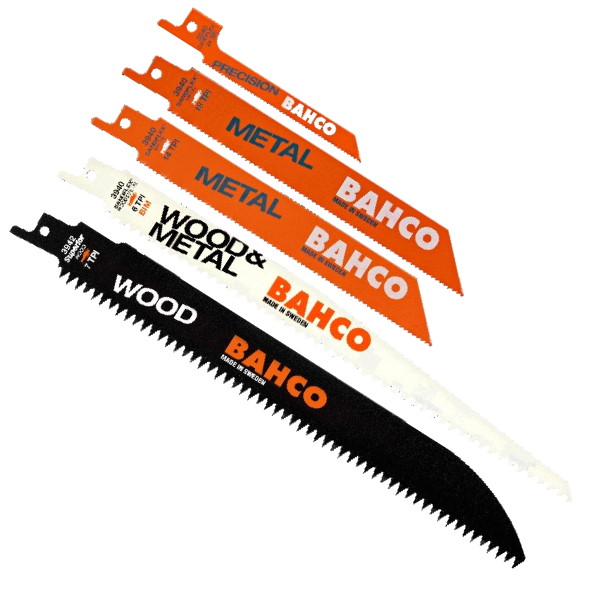 BAHCO Säbelsägeblatt-Set - 3940-MIX-SET-5P - 5-teilig - Metall und Holz