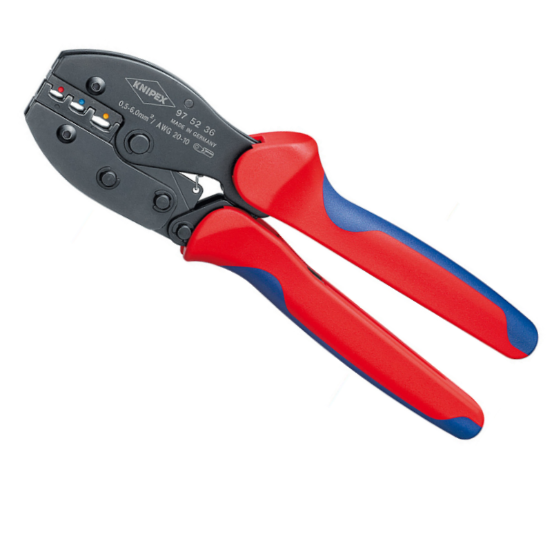 KNIPEX 97 52 36 PreciForce® Crimpzange brüniert - 220 mm
