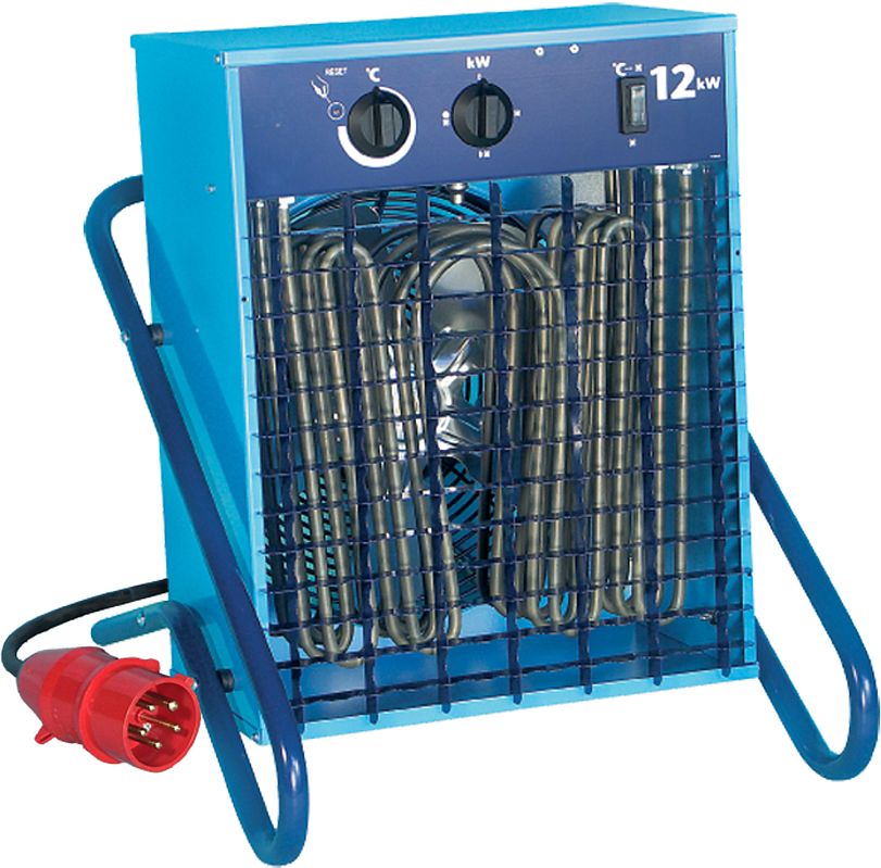 EL BJÖRN - Elektrischer Heizlüfter VF 12 - 12 kW Heizleistung - IP44 - 400V