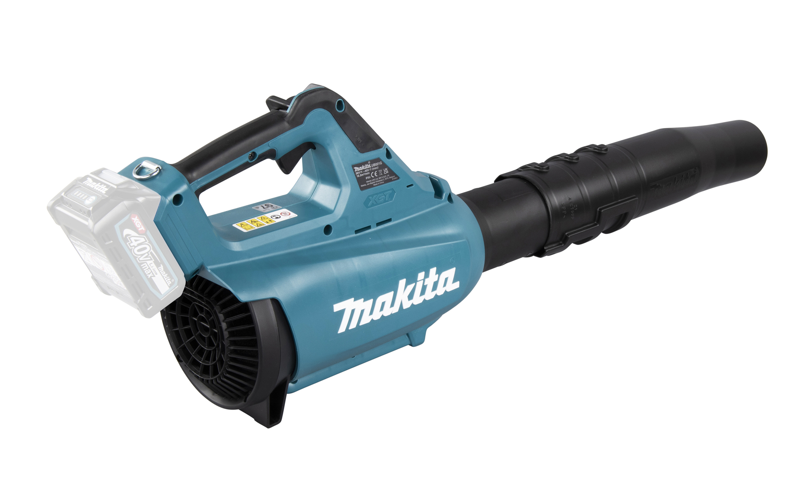Makita Akku-Gebläse - UB001GZ - 40V - bis 64 m/s - nur 2,4kg