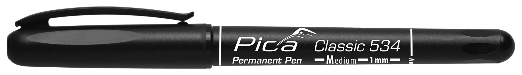 Pica Classic 534 - Permanent Pen - schwarz - MEDIUM Spitze - 534/46