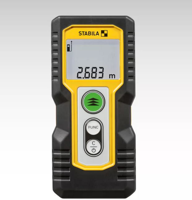 STABILA Laser-Entfernungsmesser LD 220 - inkl. 2 Batterien AAA - rot - 0,2 - 30 Meter