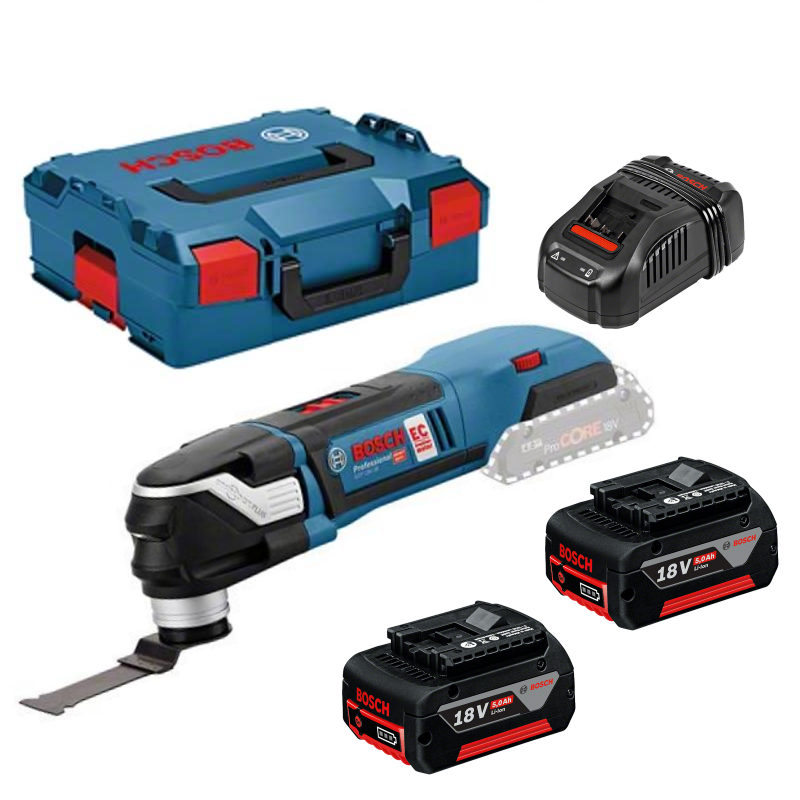 Bosch Akku Mulit Cutter GOP 18V-28 Professional - GAL 1880 - 2x5AH Akku
