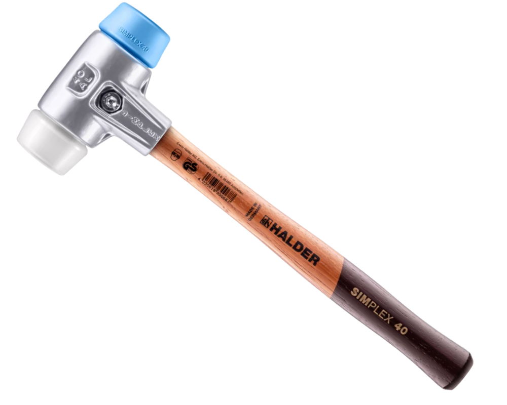 HALDER Simplex Schonhammer - 3117.040 - 350gr - ⌀40mm - TPE-soft / Superplastik