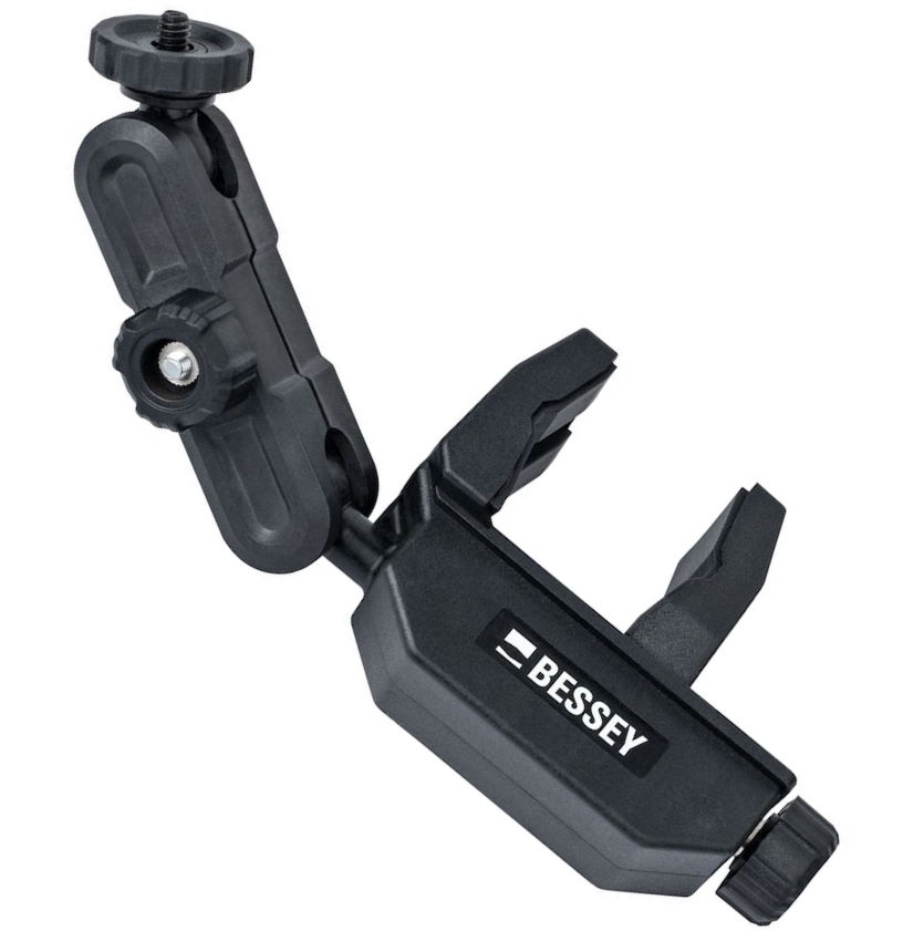 BESSEY Multifunktions‑/Laserhalterung STE‑LH - 0-45mm rund - 0-55mm eckig