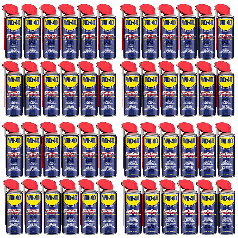 48x WD-40 WD40 Smart Straw Multifunktionsöl 48er Pack - Spray - Rostlöser 400ml