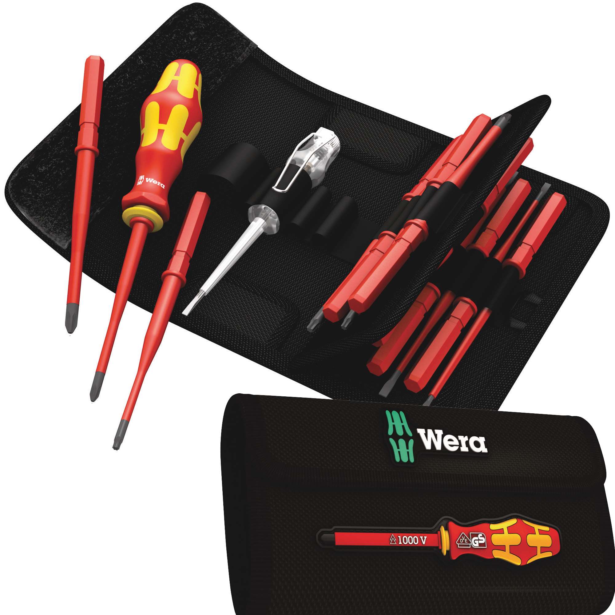 Wera KK VDE 60 in Tasche VDE 16 extra slim 1 - 05003484001 - PZ/PH/TX